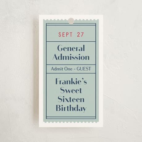 Children's Birthday Party Favor Tags