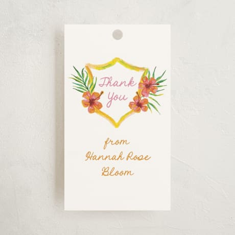 Children's Birthday Party Favor Tags