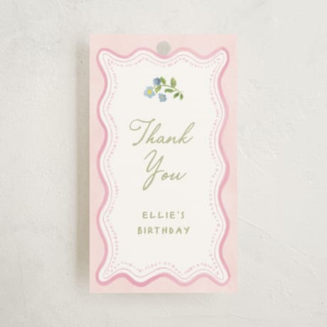 Children's Birthday Party Favor Tags
