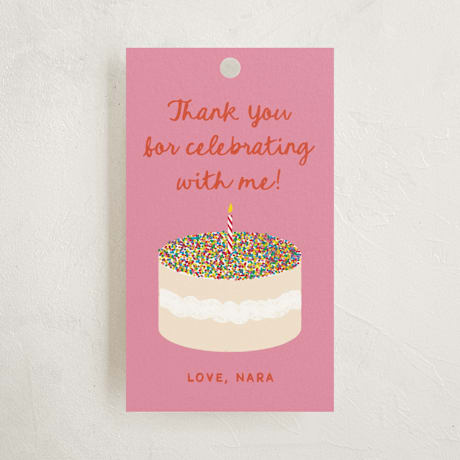 Children's Birthday Party Favor Tags