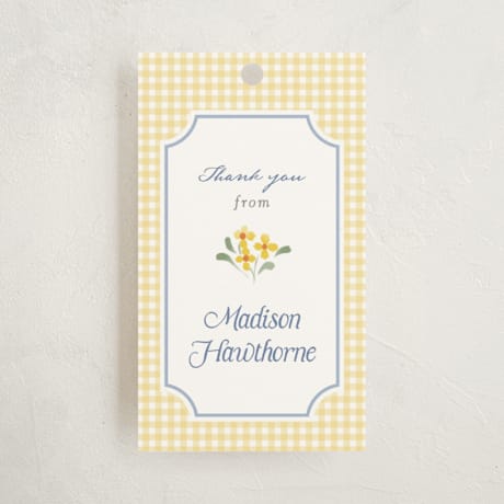 Baby Shower Favor Tags