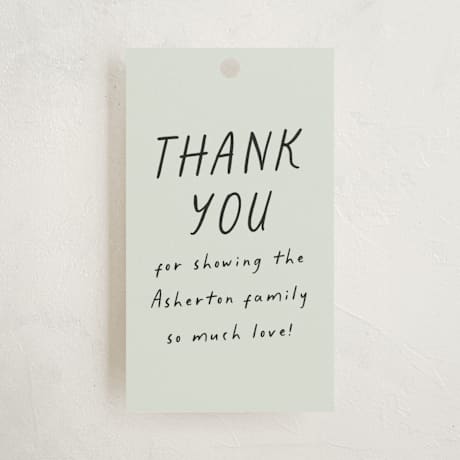 Baby Shower Favor Tags