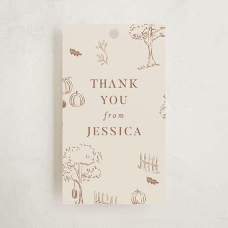 Baby Shower Favor Tags