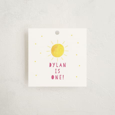 Children's Birthday Party Favor Tags