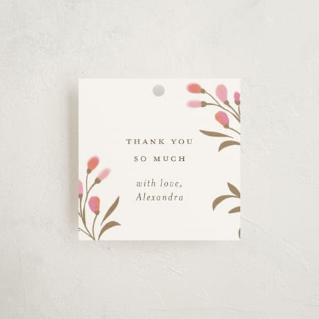 Debutante Party Favor Tags