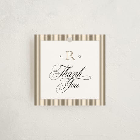 Debutante Party Favor Tags