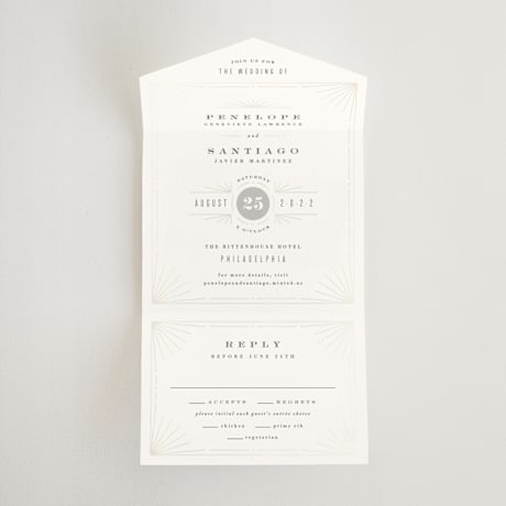 All-In-One Gloss-Press Invitations