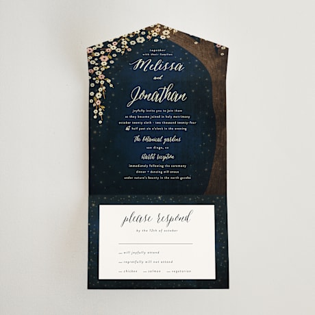 All-in-One Wedding Invitations