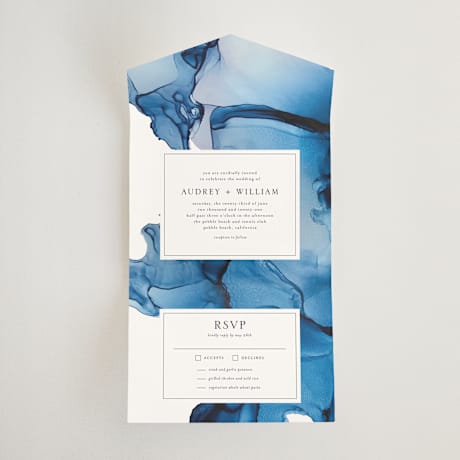 All-in-One Wedding Invitations