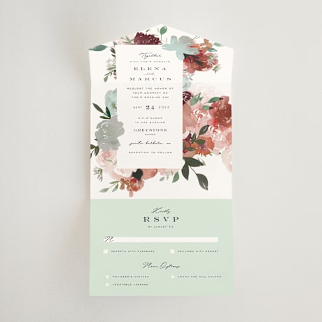 All-in-One Wedding Invitations