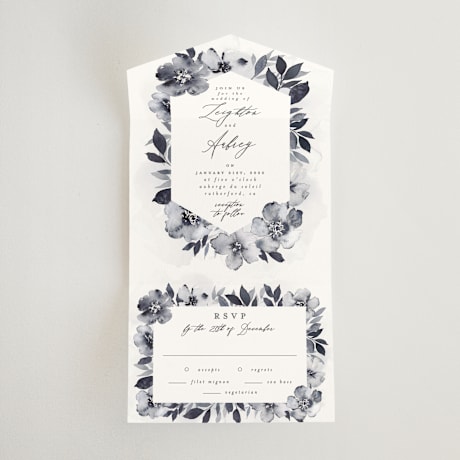 All-in-One Wedding Invitations