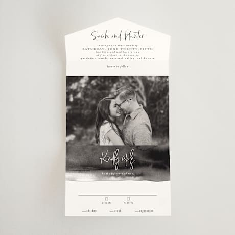 All-in-One Wedding Invitations