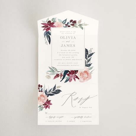 All-in-One Wedding Invitations