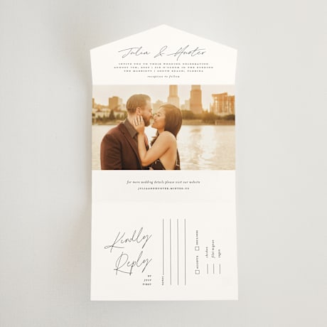 All-in-One Wedding Invitations