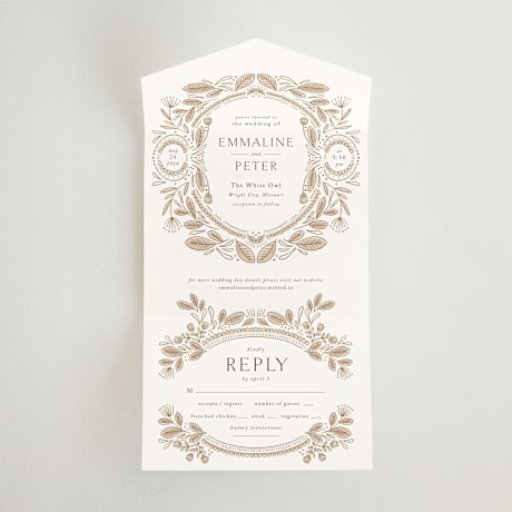 All-in-One Wedding Invitations