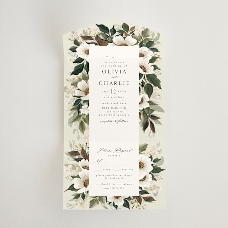 All-in-One Wedding Invitations