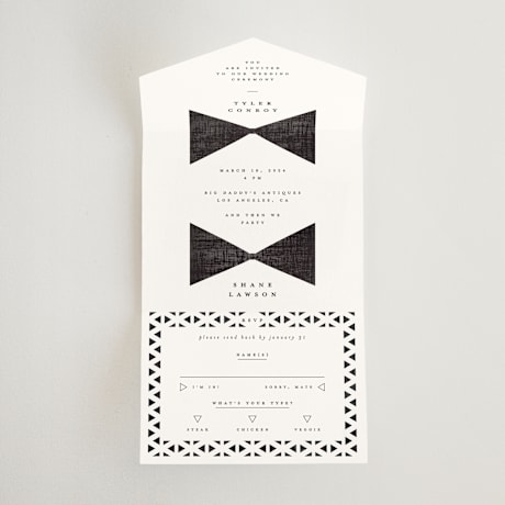 All-in-One Wedding Invitations