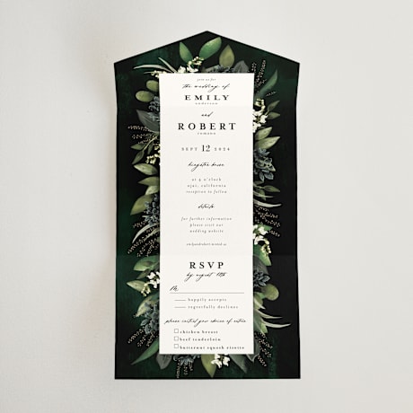 All-in-One Wedding Invitations