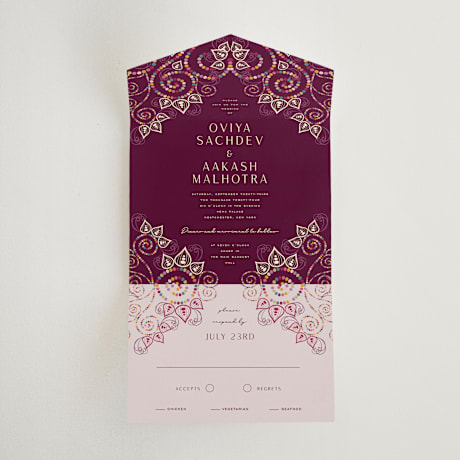 All-in-One Wedding Invitations