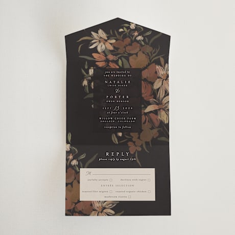 All-in-One Wedding Invitations