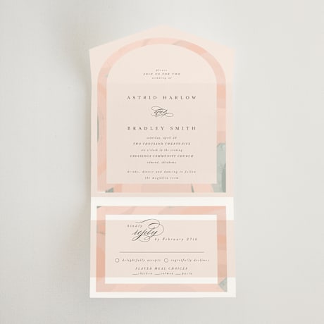 All-in-One Wedding Invitations