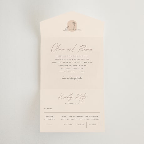 All-in-One Wedding Invitations