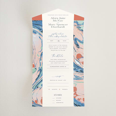 All-in-One Wedding Invitations