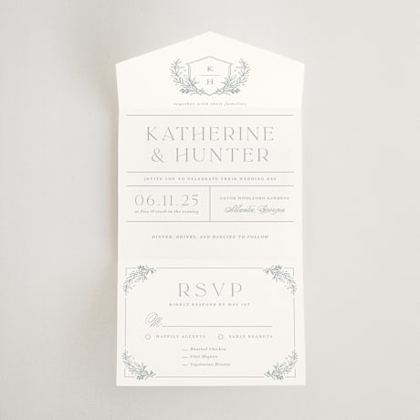 All-in-One Wedding Invitations
