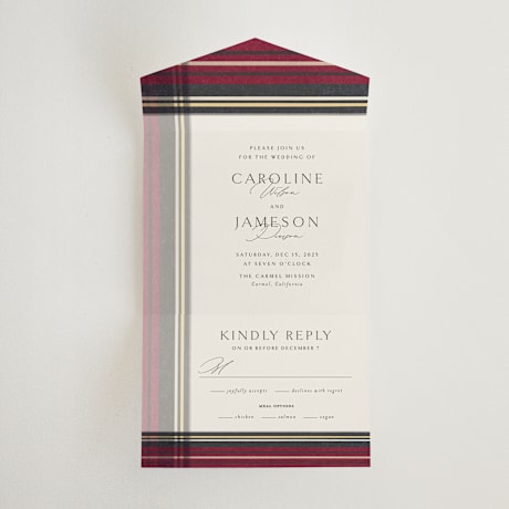 All-in-One Wedding Invitations