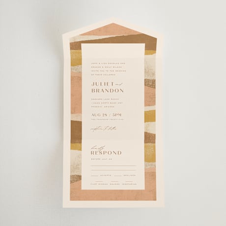 All-in-One Wedding Invitations