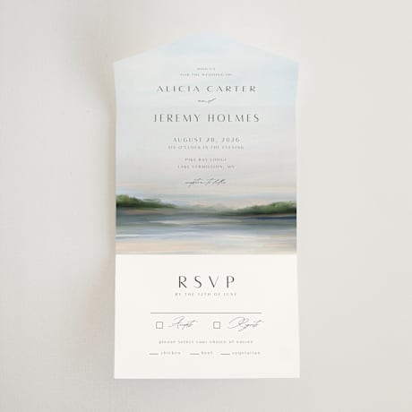 All-in-One Wedding Invitations