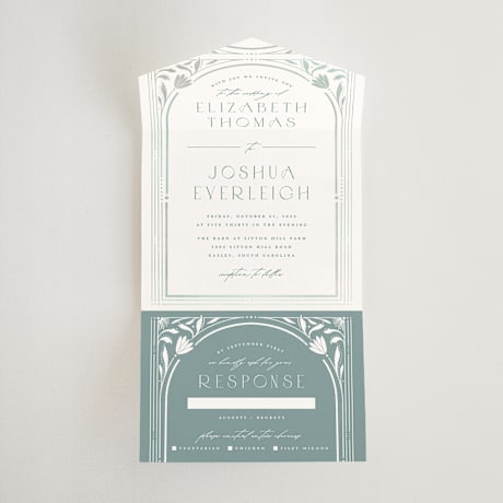 All-in-One Wedding Invitations
