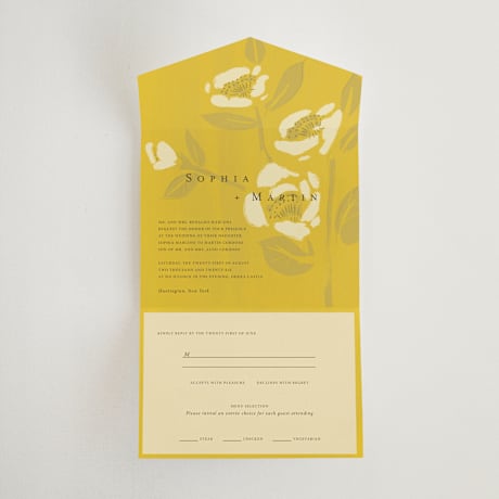 All-in-One Wedding Invitations