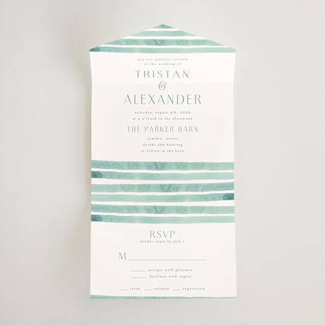 All-in-One Wedding Invitations