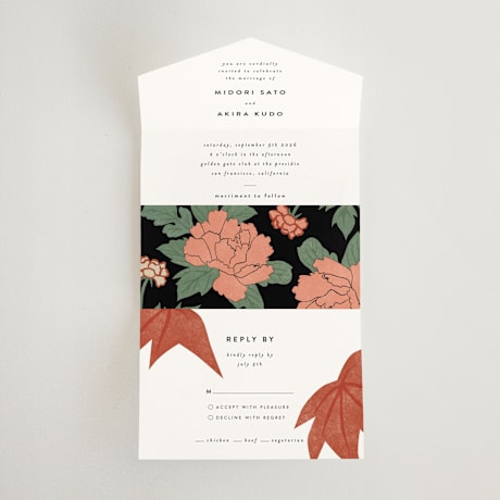 All-in-One Wedding Invitations
