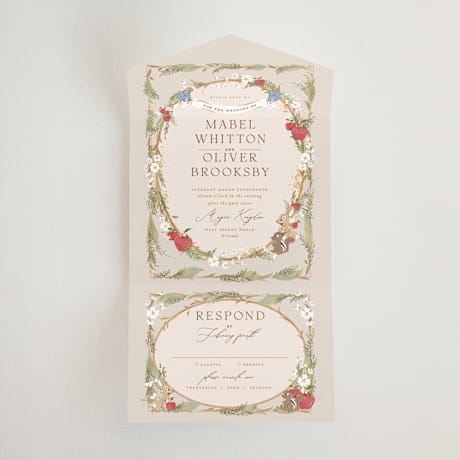 All-in-One Wedding Invitations