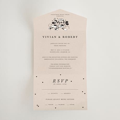 All-in-One Wedding Invitations