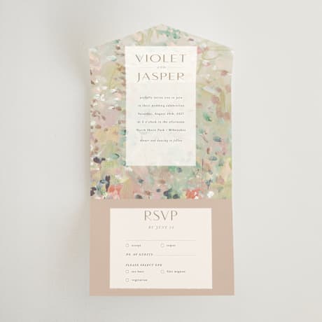 All-in-One Wedding Invitations