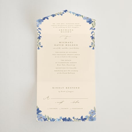 All-in-One Wedding Invitations