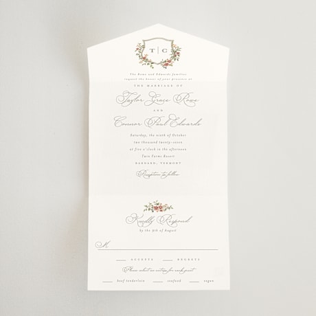 All-in-One Wedding Invitations