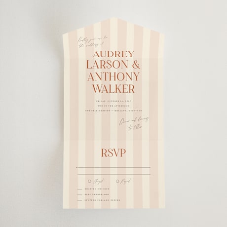 All-in-One Wedding Invitations