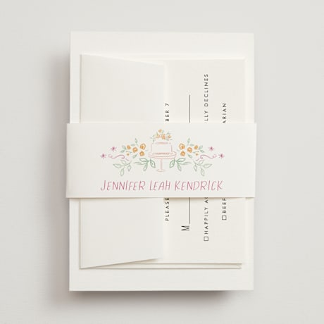 Bridal Shower Belly Bands