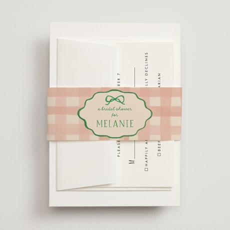 Bridal Shower Belly Bands