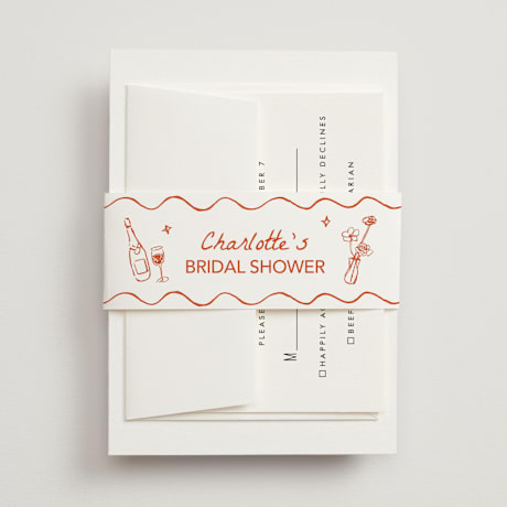 Bridal Shower Belly Bands
