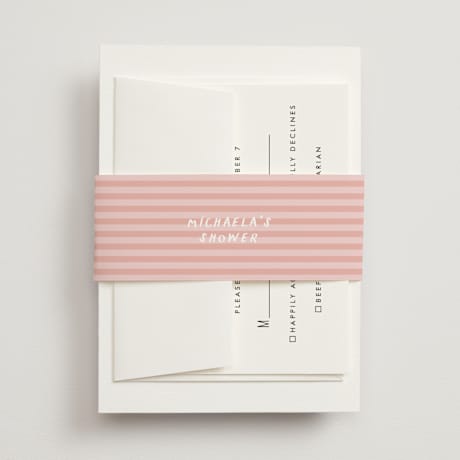 Bridal Shower Belly Bands