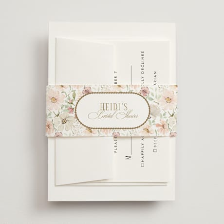 Bridal Shower Belly Bands