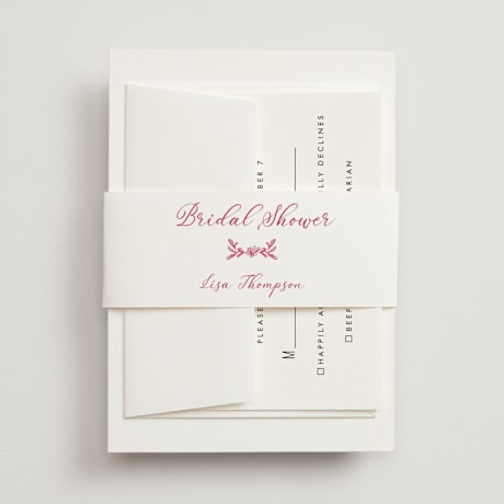 Bridal Shower Belly Bands