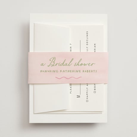 Bridal Shower Belly Bands