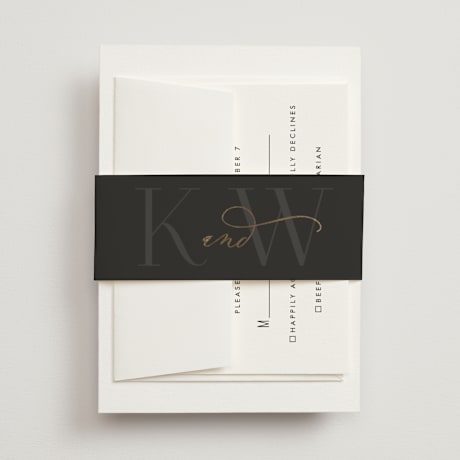 Foil-Pressed Belly Bands