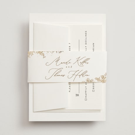 Foil-Pressed Belly Bands
